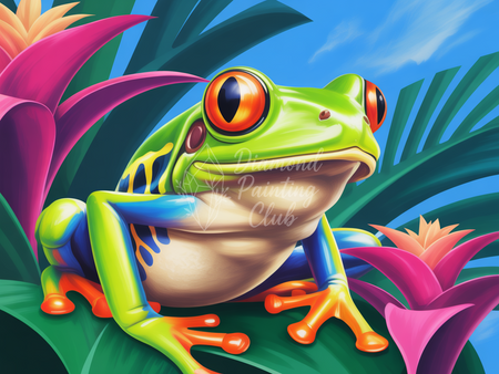 diamond painting grenouille