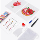 Mini Diamond Painting - Cocktail & Donut Rose (2 pièces)