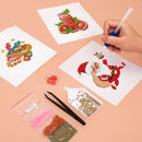 Mini Diamond Painting - Cocktail Pamplemousse & Père Noël (2 pièces)