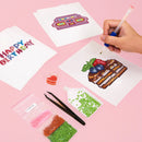 Mini Diamond Painting - Happy Birthday Party (6 pièces)