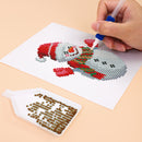 Mini Diamond Painting - Fleur & Bonhomme de Neige (2 pièces)