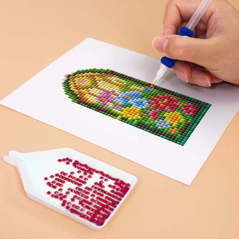 Mini Diamond Painting - Fleurs & Plantes (6 pièces)