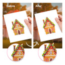 Mini Diamond Painting - Chien & Maison Pain d’Épices (2 pièces)