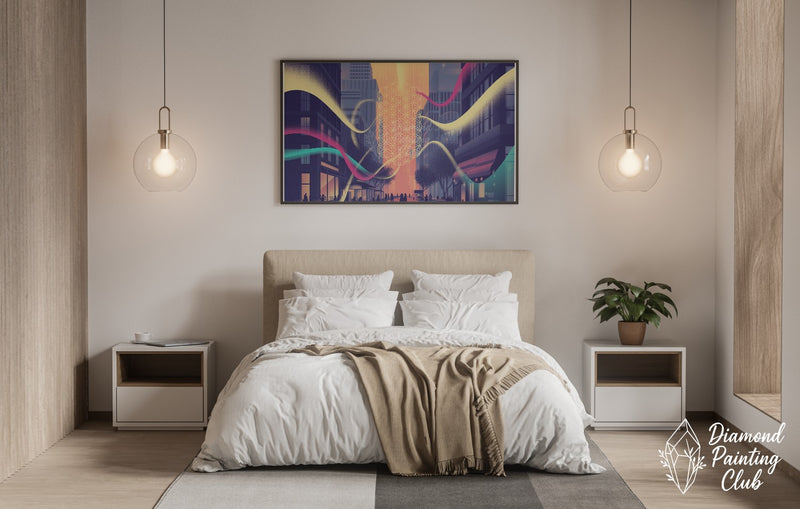 Broderie Diamant Fleur de Vie Urbain