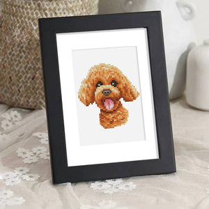 Mini Diamond Painting - Chiens Adorables (12 pièces)
