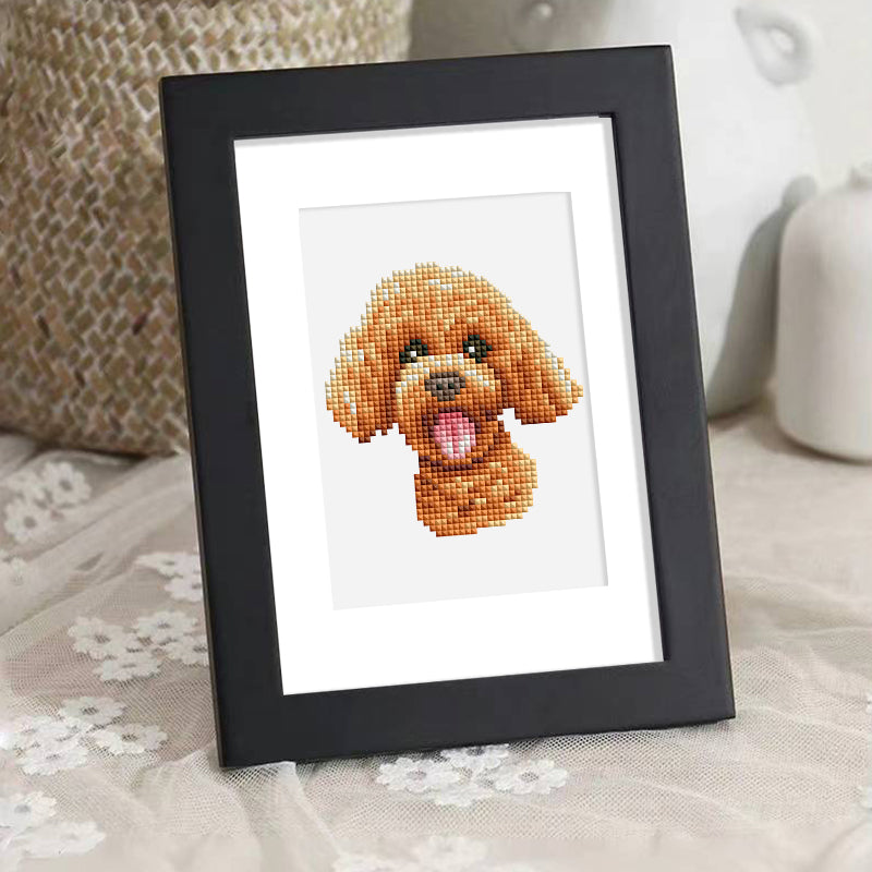 Mini Diamond Painting - Chiens Adorables (12 pièces)