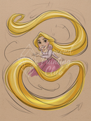 Broderie Diamant Raiponce Enchantée