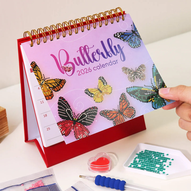 Calendrier Diamond Painting - Édition Papillons 2026