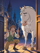 Broderie Diamant Le Voleur et le Destrier