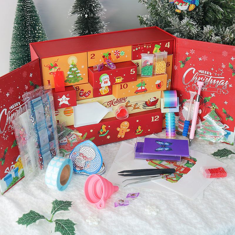 Calendrier de l’Avent Diamond Painting Atelier du Père Noël