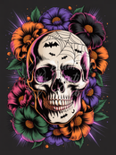 Broderie Diamant Crâne Néo-Gothique d'Halloween