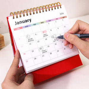 Calendrier 2026 Diamond Painting - Calendrier De Table 12 Mois - Janvier à Décembre 2026 - Kit DIY Loisir Créatif - Cadeau Décoratif