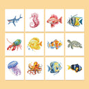 Mini Diamond Painting - Merveilles Océaniques (12 pièces)