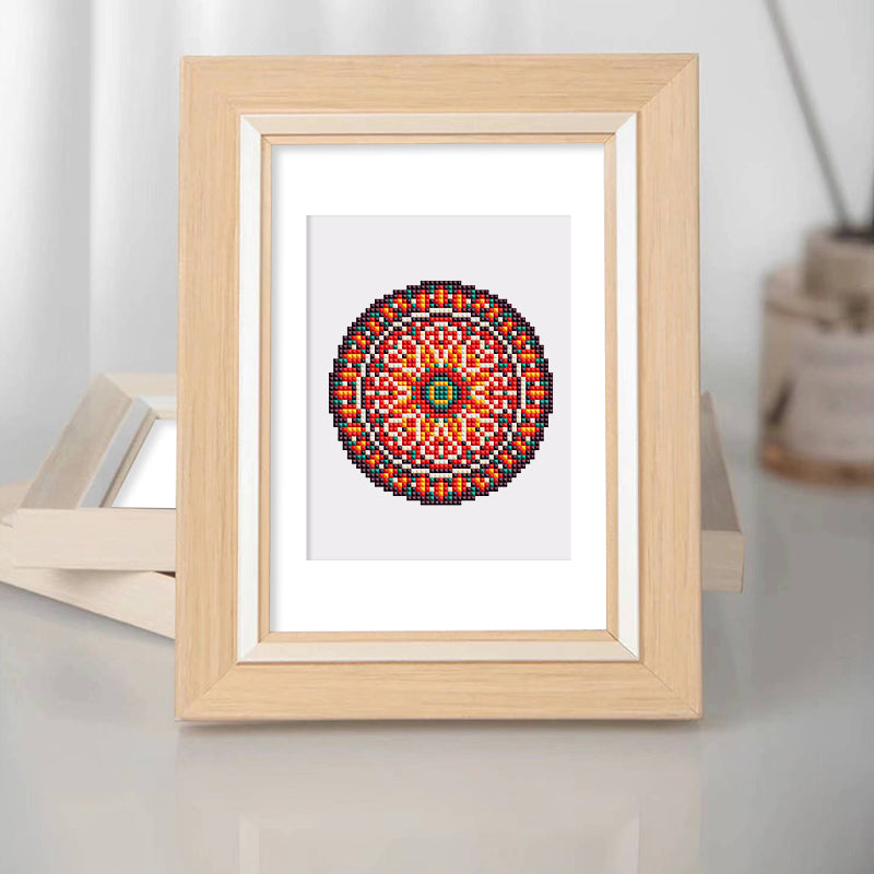 Mini Diamond Painting - Mandalas Éclatants (12 pièces)
