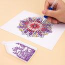 Mini Diamond Painting - Mandalas Éclatants (12 pièces)