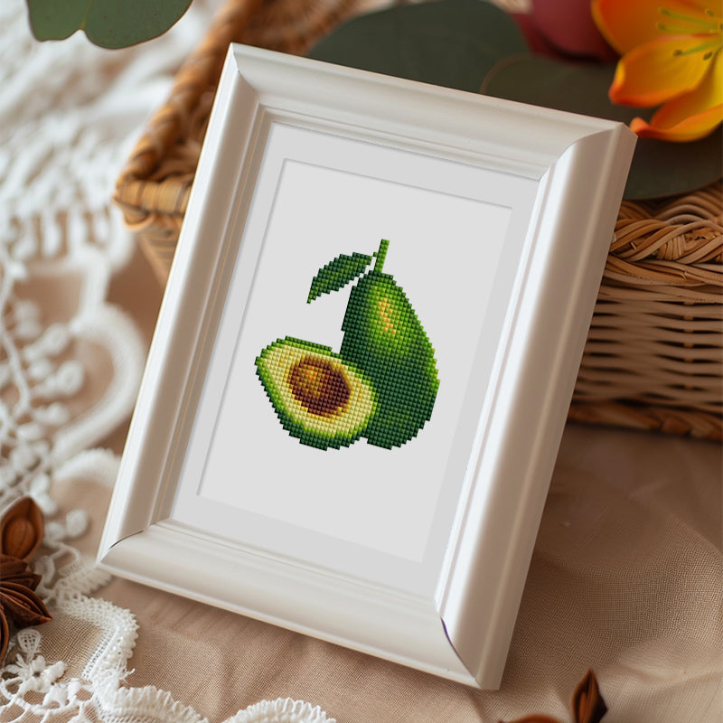 Mini Diamond Painting - Bonsaï & Avocat (2 pièces)