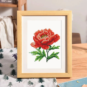 Mini Diamond Painting - Fleurs de Printemps (4 pièces)