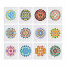 Mini Diamond Painting - Mandalas Éclatants (12 pièces)