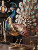 Broderie Diamant Paon Steampunk