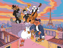Broderie Diamant Jazz sur les Toits