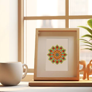 Mini Diamond Painting - Mandalas Éclatants (12 pièces)