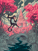 Broderie Diamant Singe Aventureux