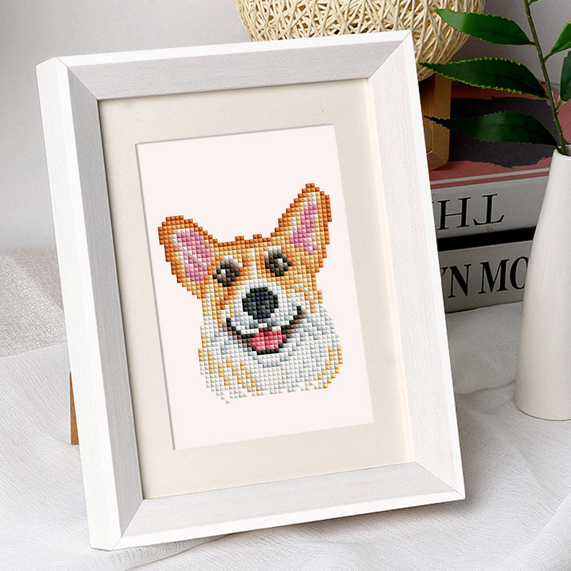 Mini Diamond Painting - Chiens Adorables (12 pièces)