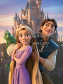 Broderie Diamant Trio Royal au Château