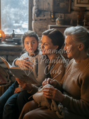 Broderie Diamant Douceur Familiale