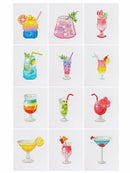 Mini Diamond Painting - Cocktails Scintillants (12 pièces)