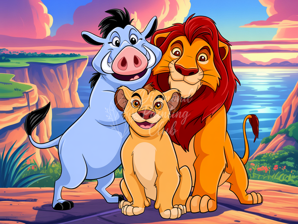 Broderie Diamant Le Trio du Rocher