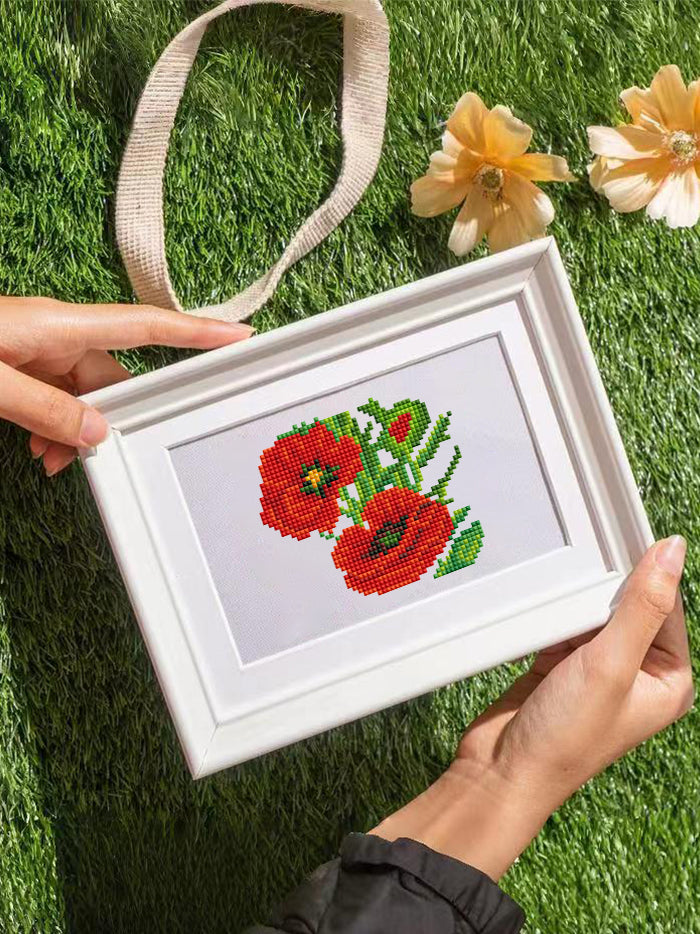 Mini Diamond Painting - Jardins Fleuris (12 pièces)