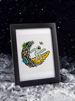 Mini Diamond Painting - Rêves Cosmiques et Surréalistes (12 pièces)