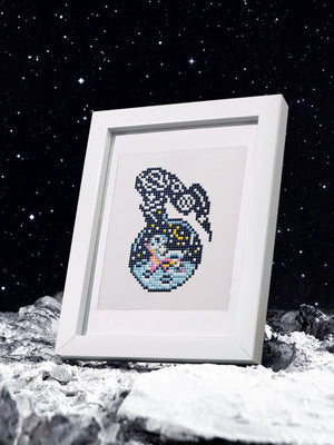 Mini Diamond Painting - Rêves Cosmiques et Surréalistes (12 pièces)