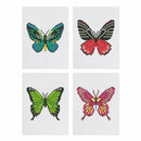 Mini Diamond Painting - Papillons Multicolores (4 pièces)
