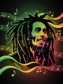 Broderie Diamant Mélodie Reggae