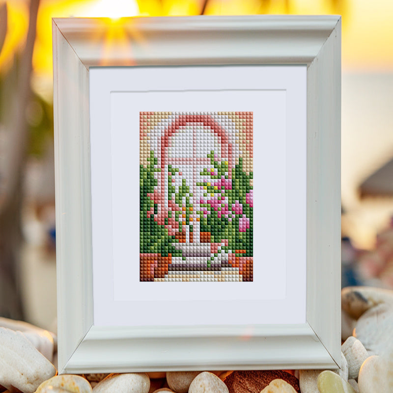 Mini Diamond Painting - Portes Méditerranéennes (12 pièces)