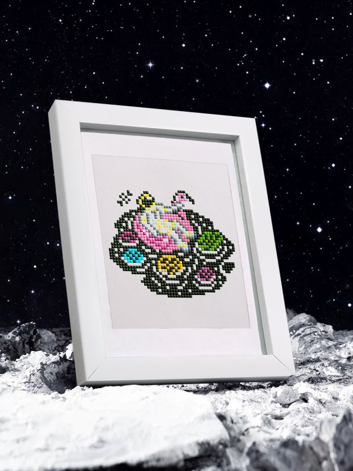 Mini Diamond Painting - Rêves Cosmiques et Surréalistes (12 pièces)