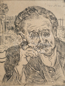 Broderie Diamant Portrait du Dr Gachet