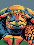 Broderie Diamant Tortue Pop Art