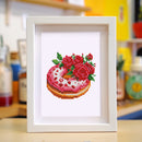 Mini Diamond Painting - Cocktail & Donut Rose (2 pièces)