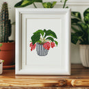 Mini Diamond Painting - Fleur & Bonhomme de Neige (2 pièces)