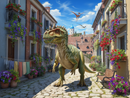 Broderie Diamant Dinosaure des Rues Fleuries