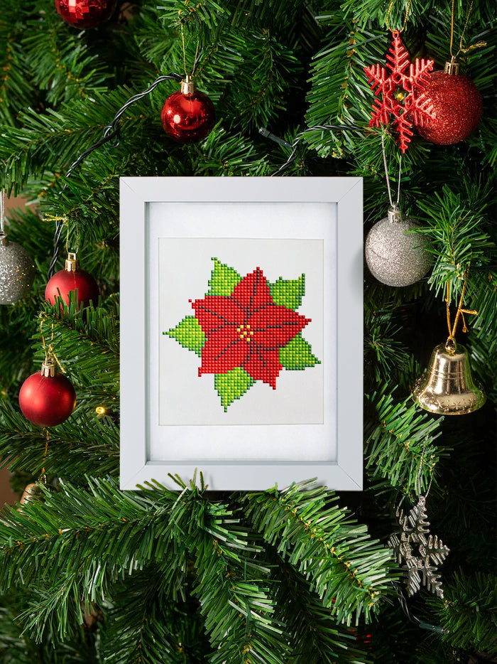 Mini Diamond Painting - Esprit de Noël Scintillant (12 pièces)