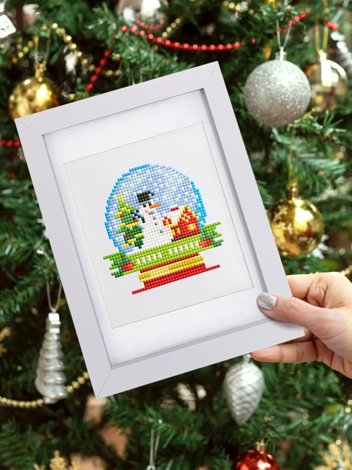 Mini Diamond Painting - Esprit de Noël Scintillant (12 pièces)