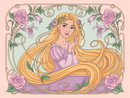 Broderie Diamant Princesse aux Roses