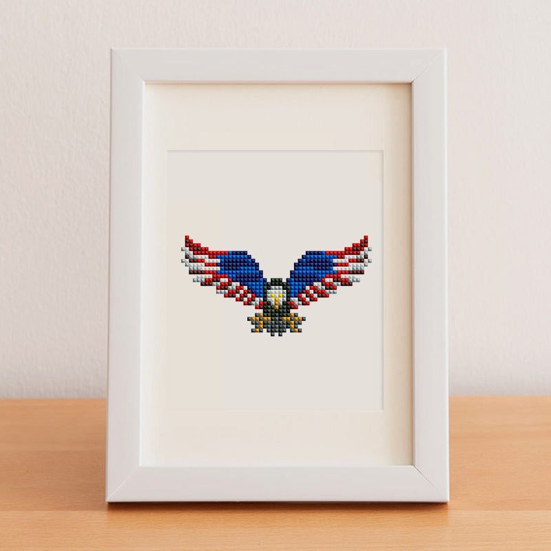 Mini Diamond Painting - Esprit Américain (12 pièces)