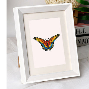 Mini Diamond Painting - Papillon & Oiseau Fleur (2 pièces)