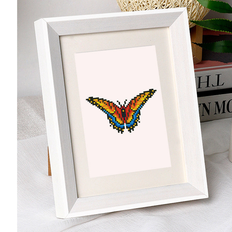 Mini Diamond Painting - Papillon & Oiseau Fleur (2 pièces)