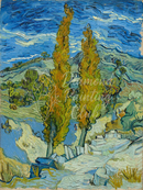 Broderie Diamant Peupliers de Saint-Rémy